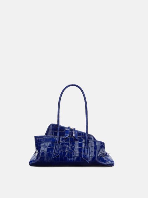 THE ATTICO ''LA PASSEGGIATA SMALL'' ELECTRIC BLUE TOP HANDLE