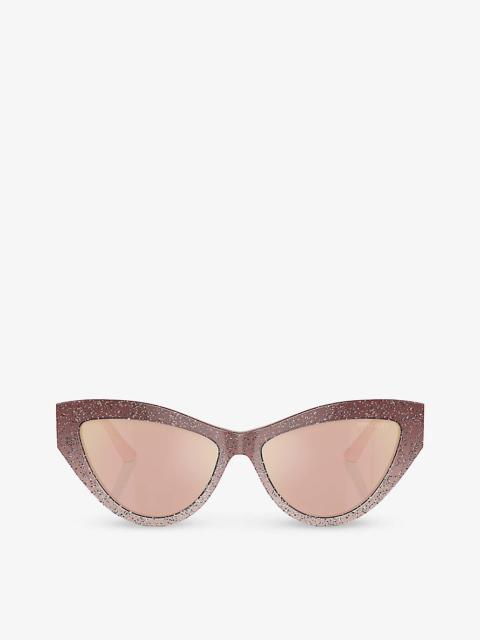 JC5004 cat eye-frame acetate sunglasses