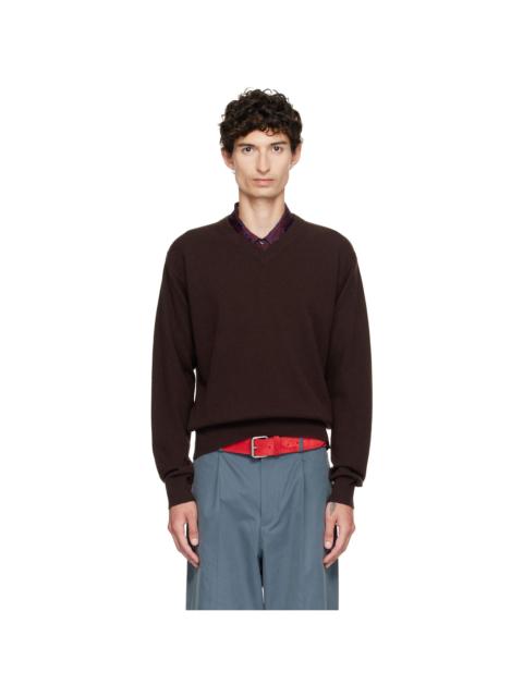 Dries Van Noten Brown Cashmere Sweater