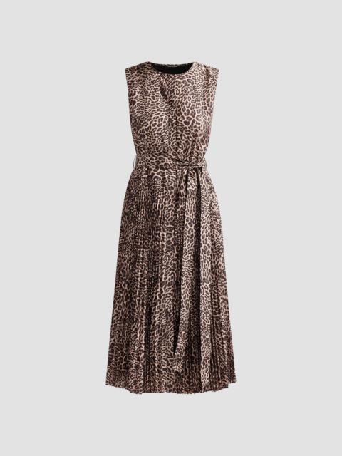 KOBI HALPERIN Women's Stella Leopard-Print Midi Dress - Natural Multi