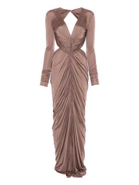 Rick Owens Lilies cut-out draped dress