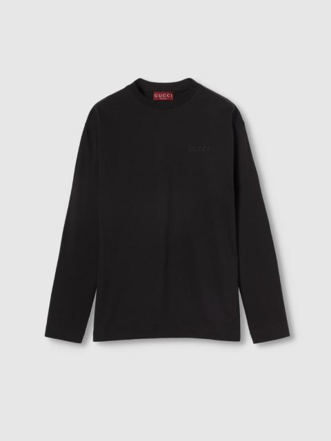 GUCCI Cotton jersey long sleeve T-shirt