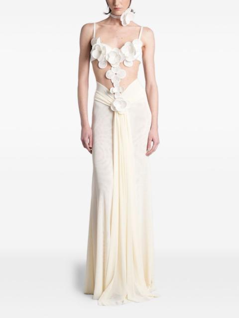 David Koma flared sleeve dress