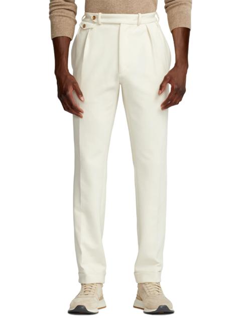 Tennis Pleated Stretch Jersey Trousers