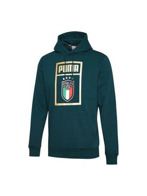 PUMA FIGC Full Sleeve Printed Hoodie 'Green' 757506-18