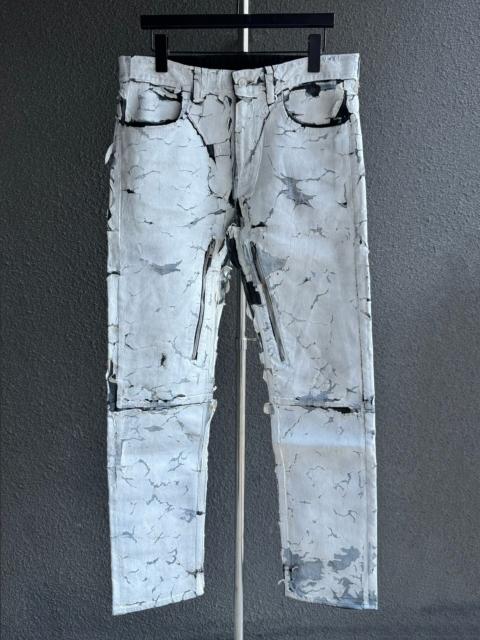 Givenchy Givenchy Mmw Plaster Zip-Up Denim Jeans