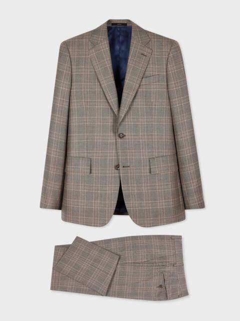Paul Smith The Brierley - Light Brown Check Wool Suit