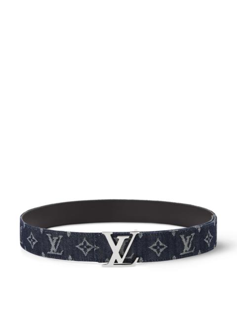 Louis Vuitton LV Initiales Monogram Denim 40mm Belt