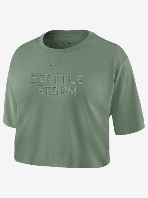 Seattle Storm Women's Nike WNBA Cropped T-Shirt
