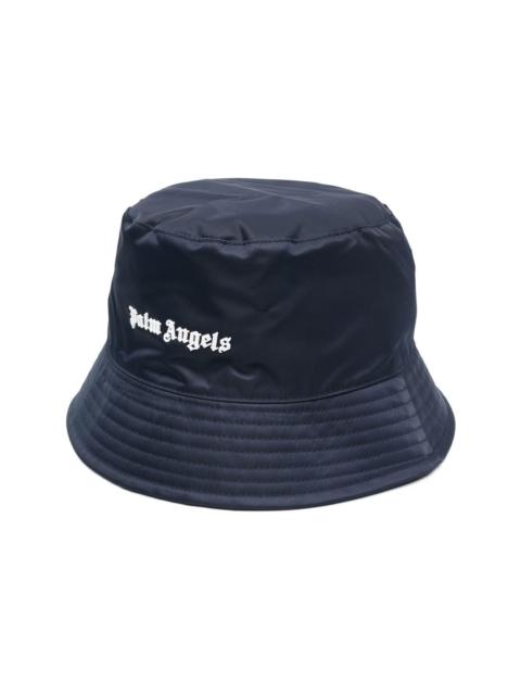 Palm Angels lettering logo bucket hat