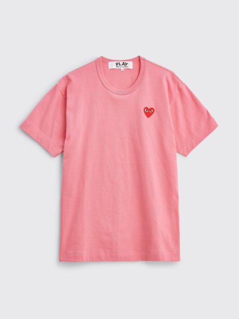 COMME DES GARÇONS PLAY SMALL HEART T-SHIRT PINK