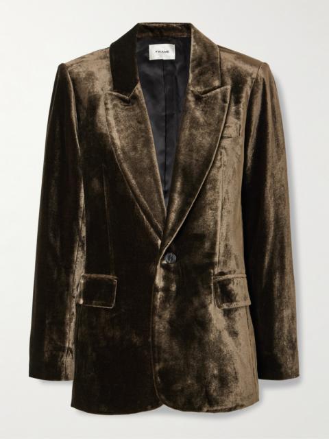 FRAME Velvet Blazer