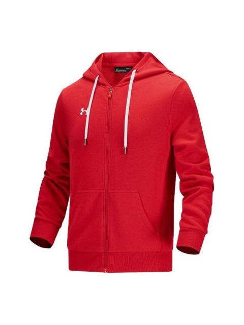 Under Armour Under Armour Essential Fleece Full Zip Hoodie 'Red' 21600305-600