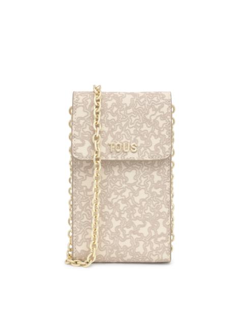 TOUS Beige hanging Phone case Kaos Mini Lines