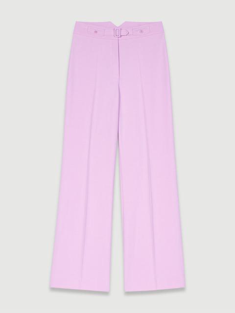 Wide-leg suit trousers