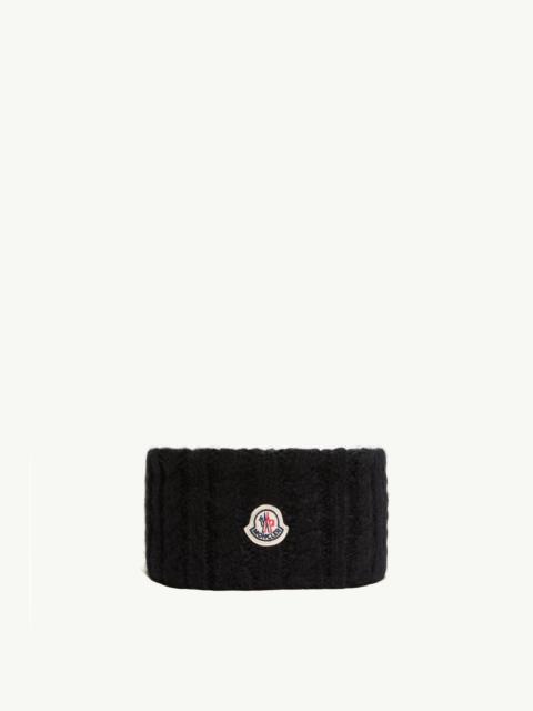 Moncler Cable Knit Alpaca Blend Headband