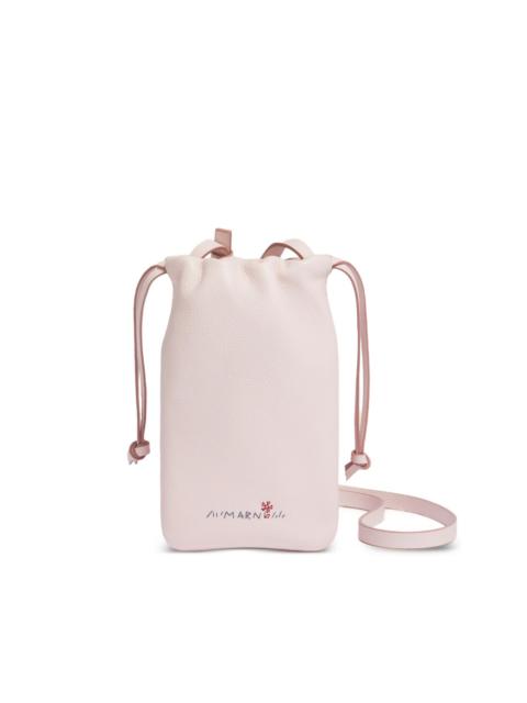 Marni embroidered-logo drawstring phone holder