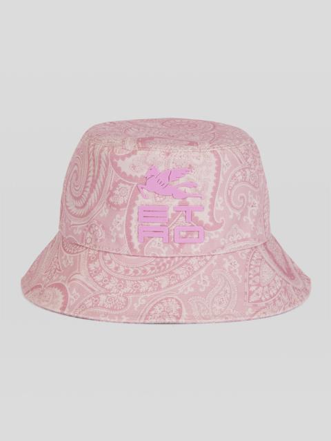 Etro LIQUID PAISLEY BUCKET HAT