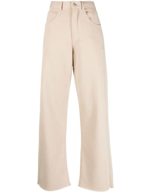 MM6 Maison Margiela signature numbers-motif wide-leg trousers