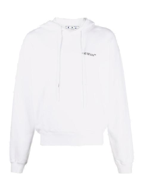 Off-White Caravaggio Crowning Oversized Hoodie White And Black