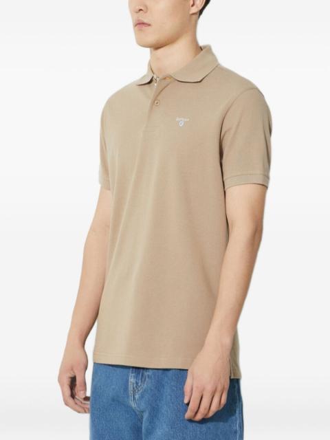 Barbour logo-embroidered polo shirt