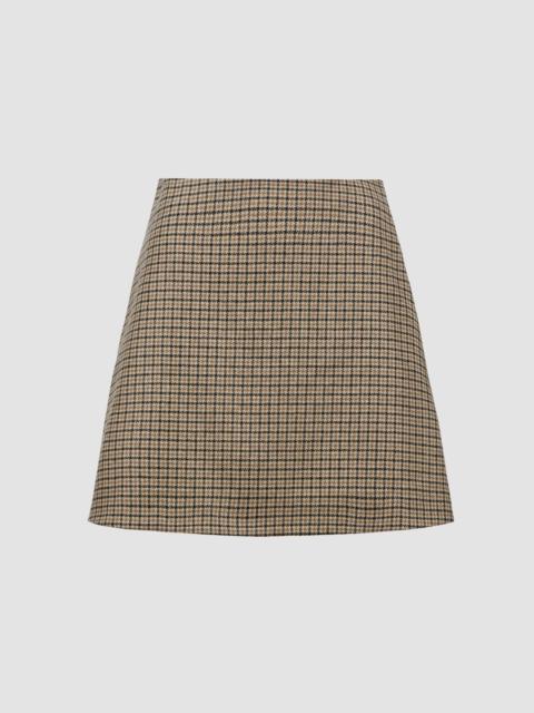 Wool Mini Skirt