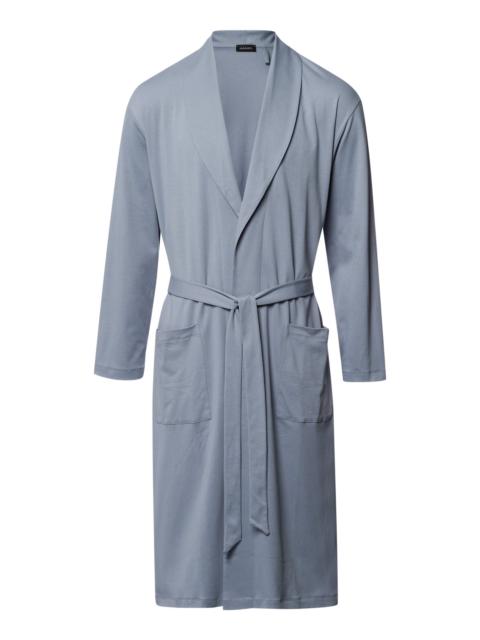 HANRO Night And Day Shawl Collar Cotton Robe 120cm