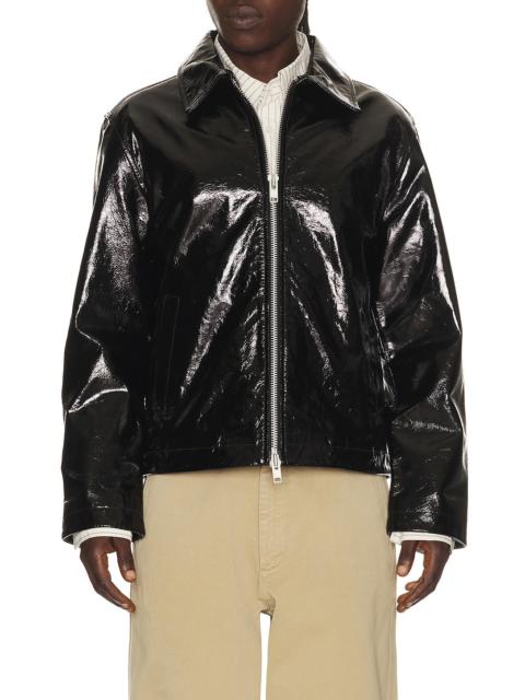 SUNFLOWER Short Leather Jacket