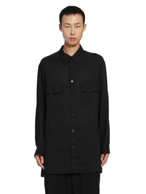 Yohji Yamamoto Chest Panel Pocket Blouse