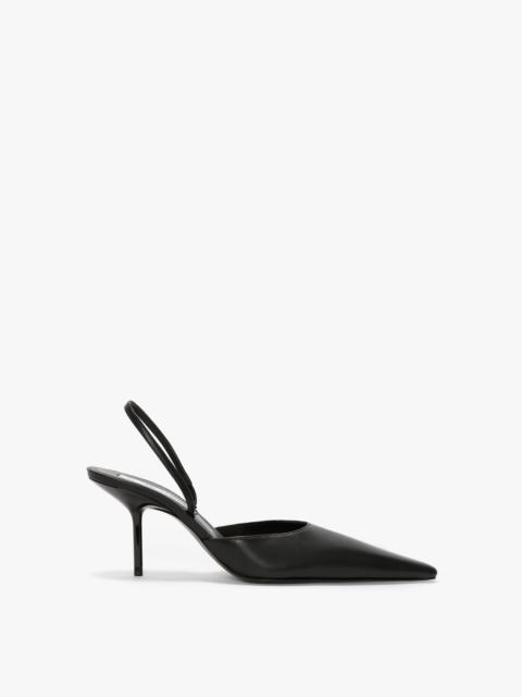 Victoria Beckham Sloan Halter Back 75 In Black Leather