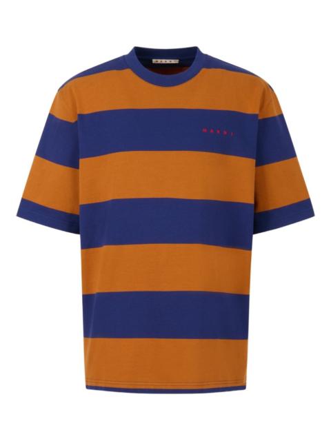 Marni striped-pattern short-sleeve T-shirt