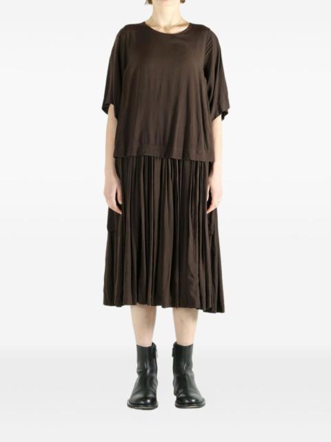 CASEY/CASEY pleated midi dress