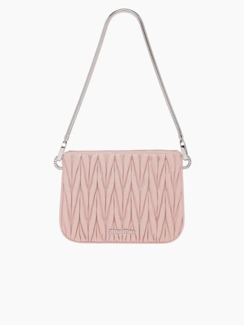 Miu Miu Miu Sassy matelassé nappa leather handbag