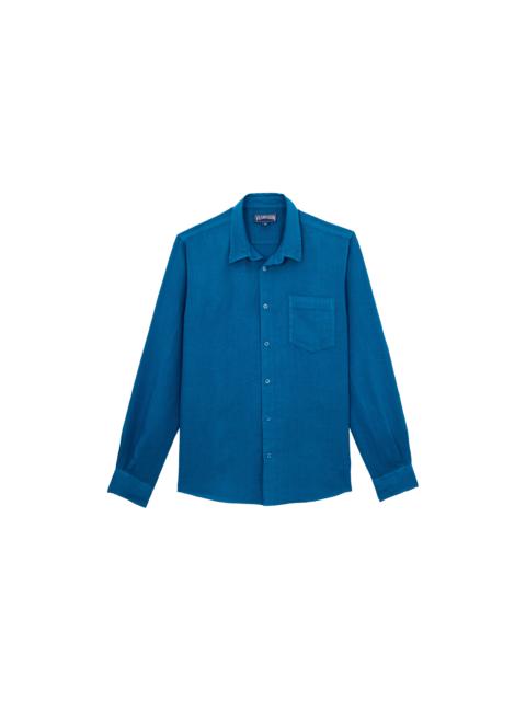 Vilebrequin Men Linen Shirt Solid