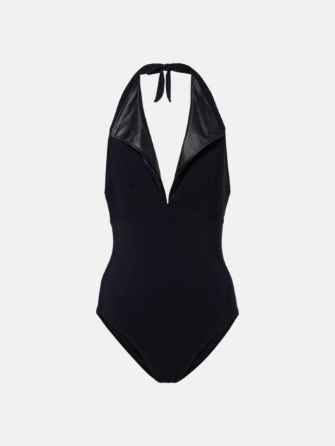 KARLA COLLETTO Emery halterneck swimsuit