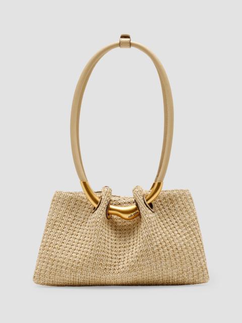 Cult Gaia Women's Asa Pierced Raffia Shoulder Bag - Natural
