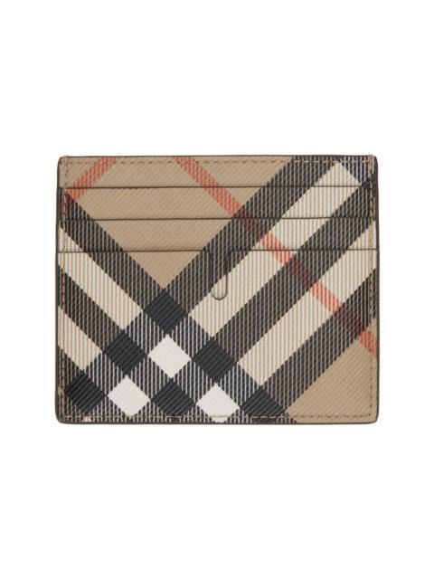 Burberry Beige MS Tall Sandon Card Holder