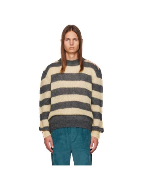 Marni Multicolor Striped Crewneck