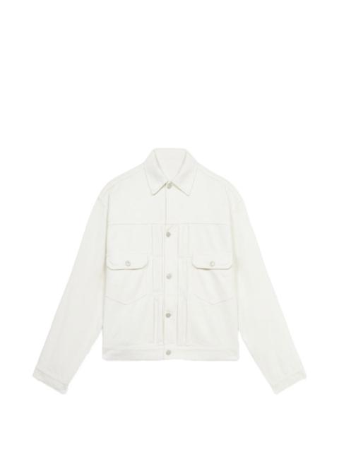 FORTELA Type flapped-pocket corduroy jacket