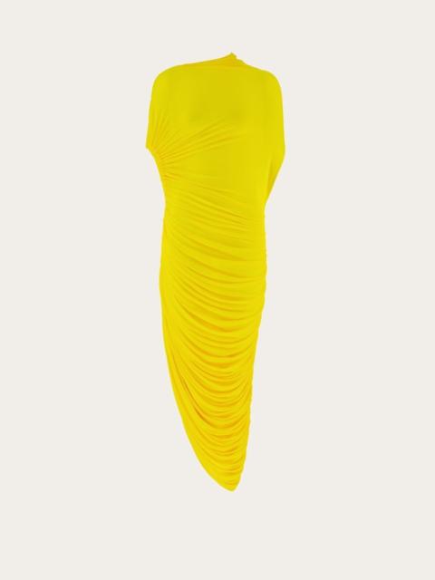 FERRAGAMO DRESS WITH DRAPE DETAILS