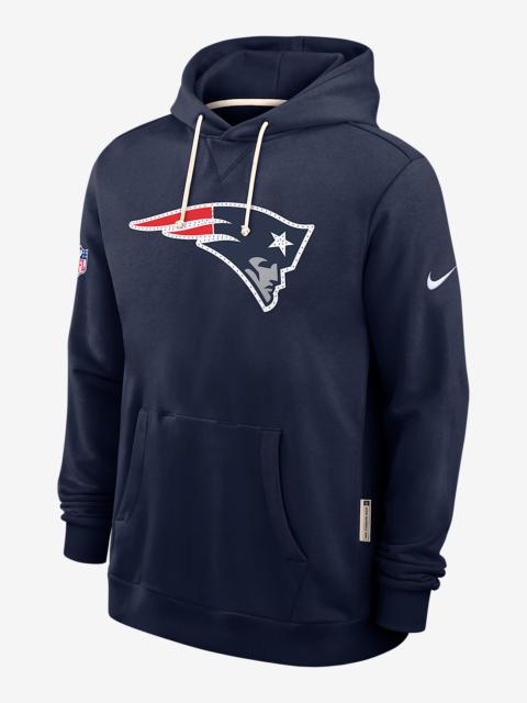 Nike New England Patriots Initial Home Sideline Men's Nike Dri-FIT NFL Pullover Hoodie
