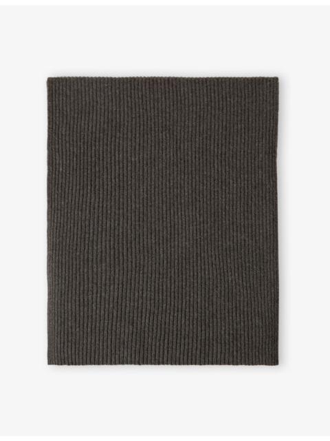 JOSEPH Ribbed Knitted Wool-Blend Scarf