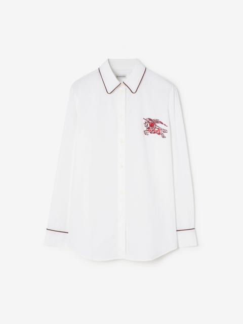 Burberry Classic Fit Heart Knight Cotton Shirt