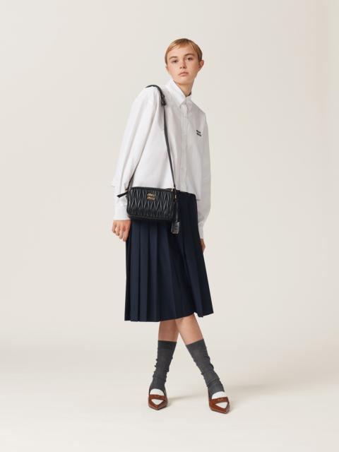 Miu Miu Matelassé nappa leather shoulder bag