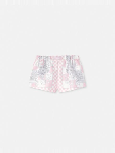 VERSACE Medusa Contrasto Silk Boxer Shorts