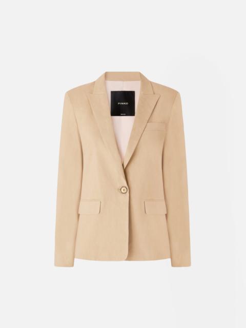 PINKO JACKET IN LINEN BLEND