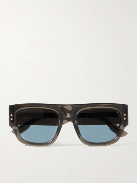 GUCCI D-Frame Acetate Sunglasses
