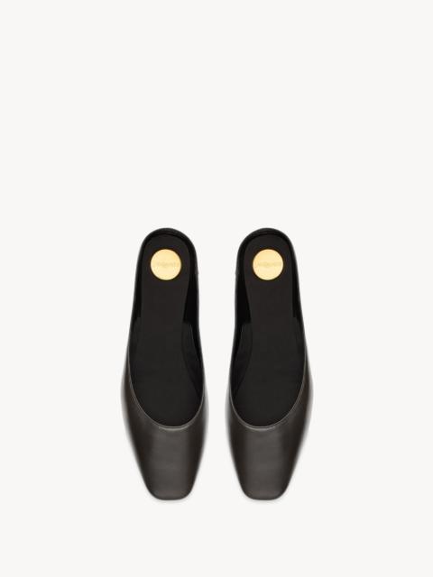 SAINT LAURENT LIDO SLIP-ONS IN SMOOTH LEATHER
