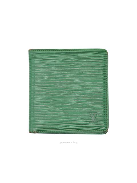 Louis Vuitton MARCO Wallet Billfold EPI Green Vintage Authentic