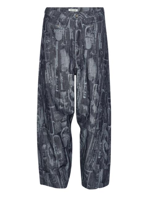 HENRIK VIBSKOV printed jeans